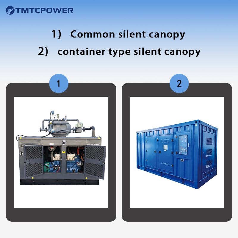 20kw 50kw 75kw 100kw 150kva 200kw 250kw 500kw 750kva 1000kw 2000kw Generator Gas Natural Powered Set